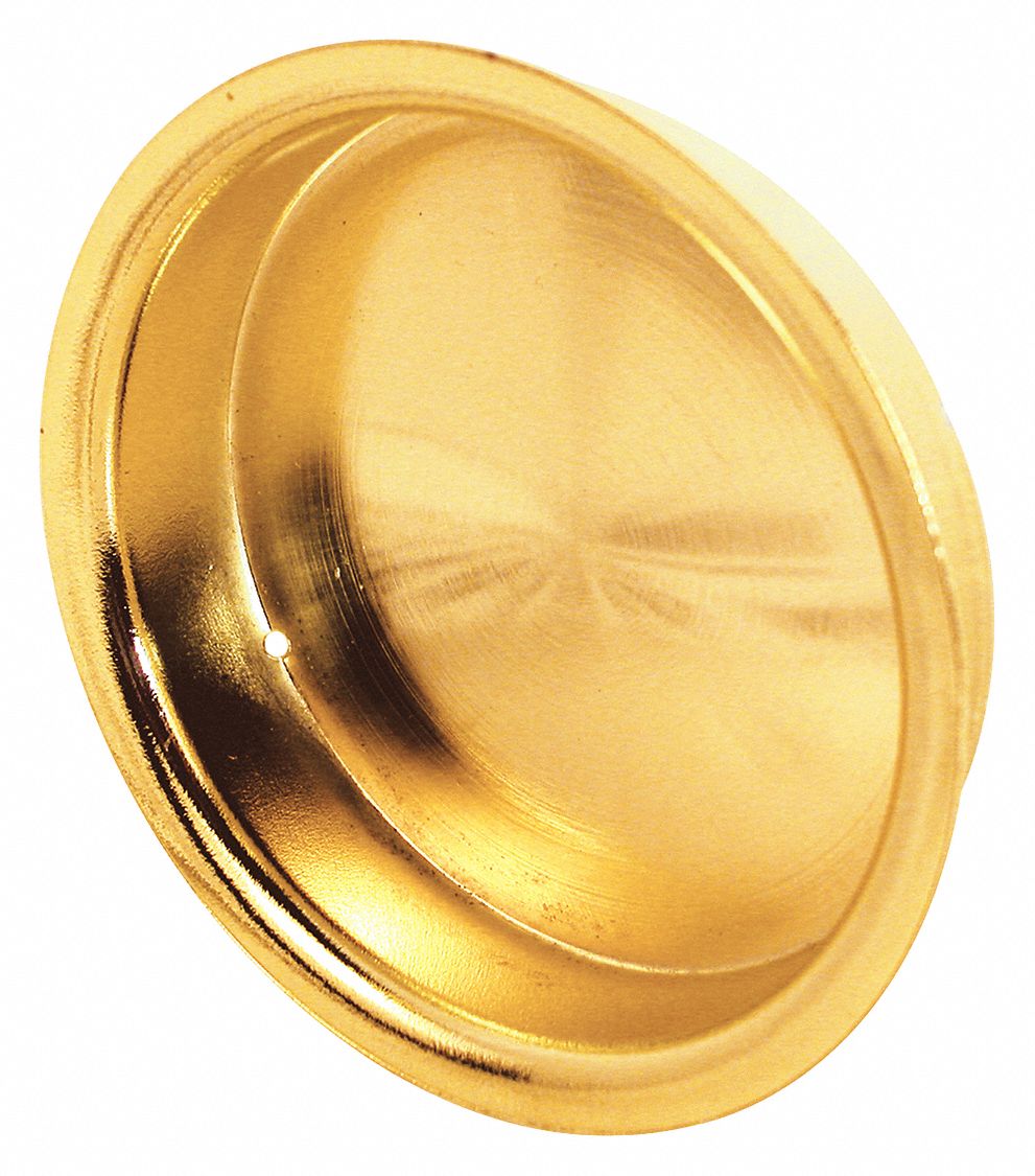 Tray Pull: Snap-In, Brass, Gold, Tray, 1 PR