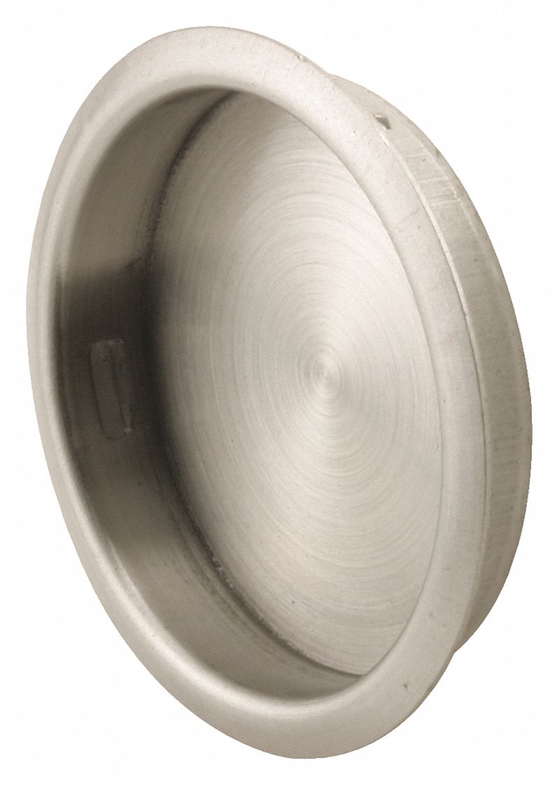 Tray Pull: Snap-In, Steel, Silver, Tray, 1 PR