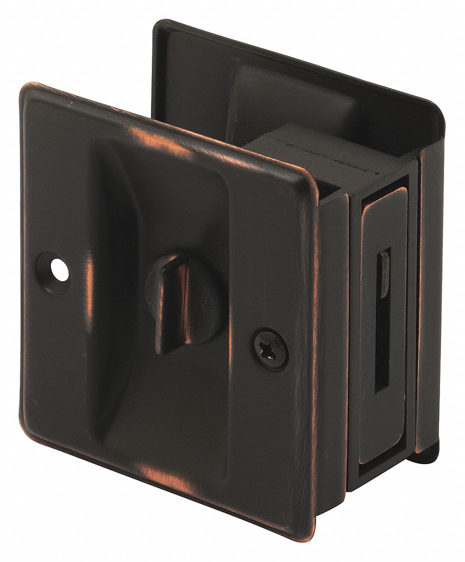 PRIMELINE, Sliding Door, Nylon, Pocket Door Lock/Pull 430Y74N 7319