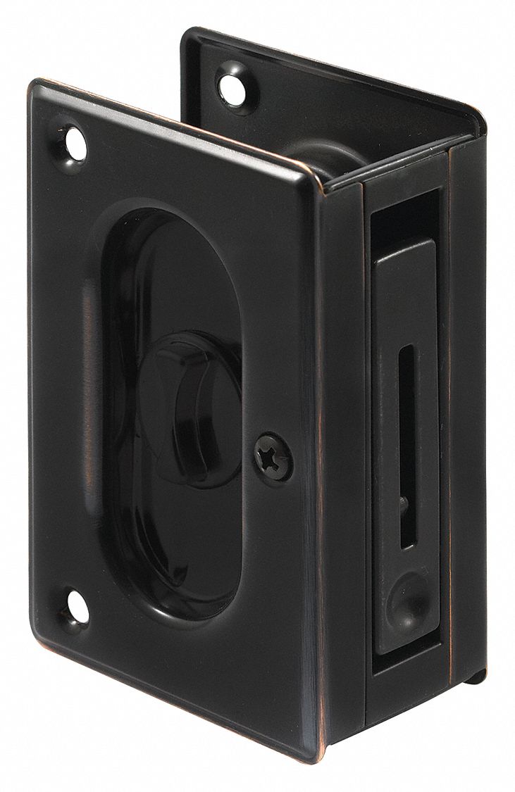 Primeline Pocket Door Lock Pull Sliding Door Nylon Painted