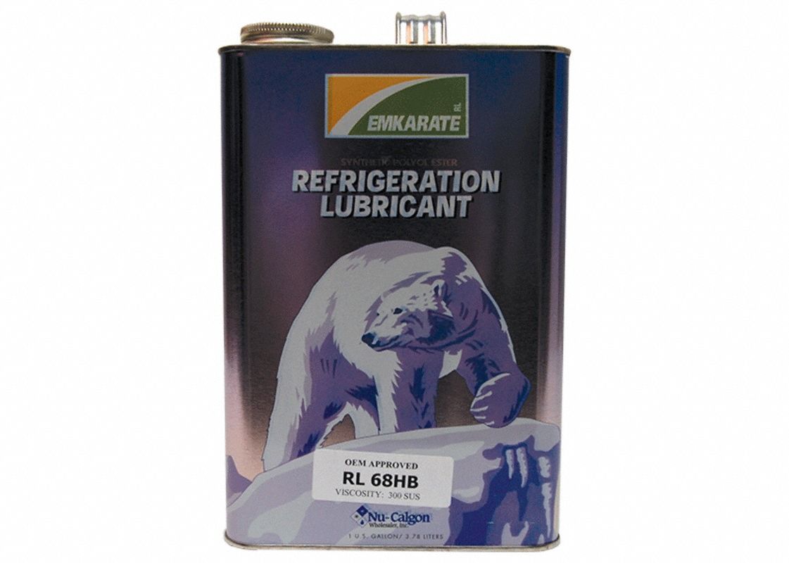 Synthetic Oil: Polyol Ester, 1 gal Can, 300 SUS, -38.2°F Pour Point, Yellow