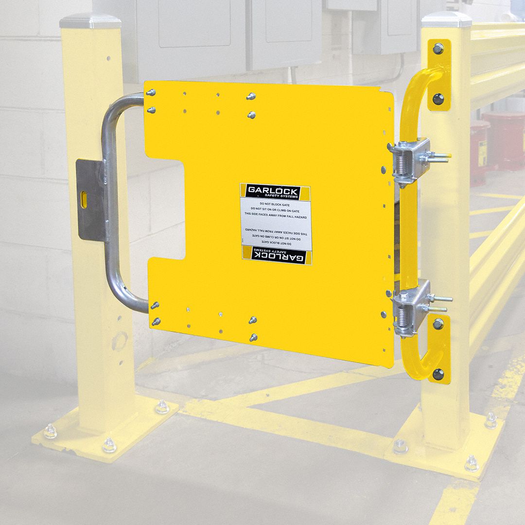Self-Closing Safety Gate Spring Yellow