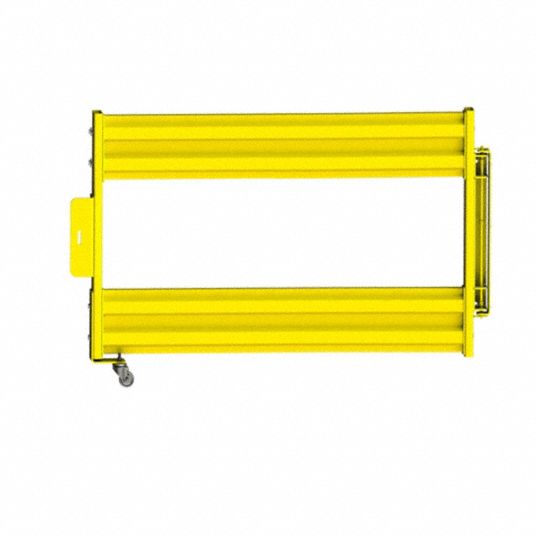 GARLOCK SAFETY SYSTEMS, Steel, For 72 in Opening Wd, Swing Gate ...