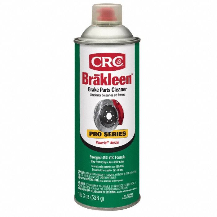 Brake Parts Cleaner: Solvent, Aerosol, Non-Chlorinated, RoHS Compliant, Brakleen, Brakleen