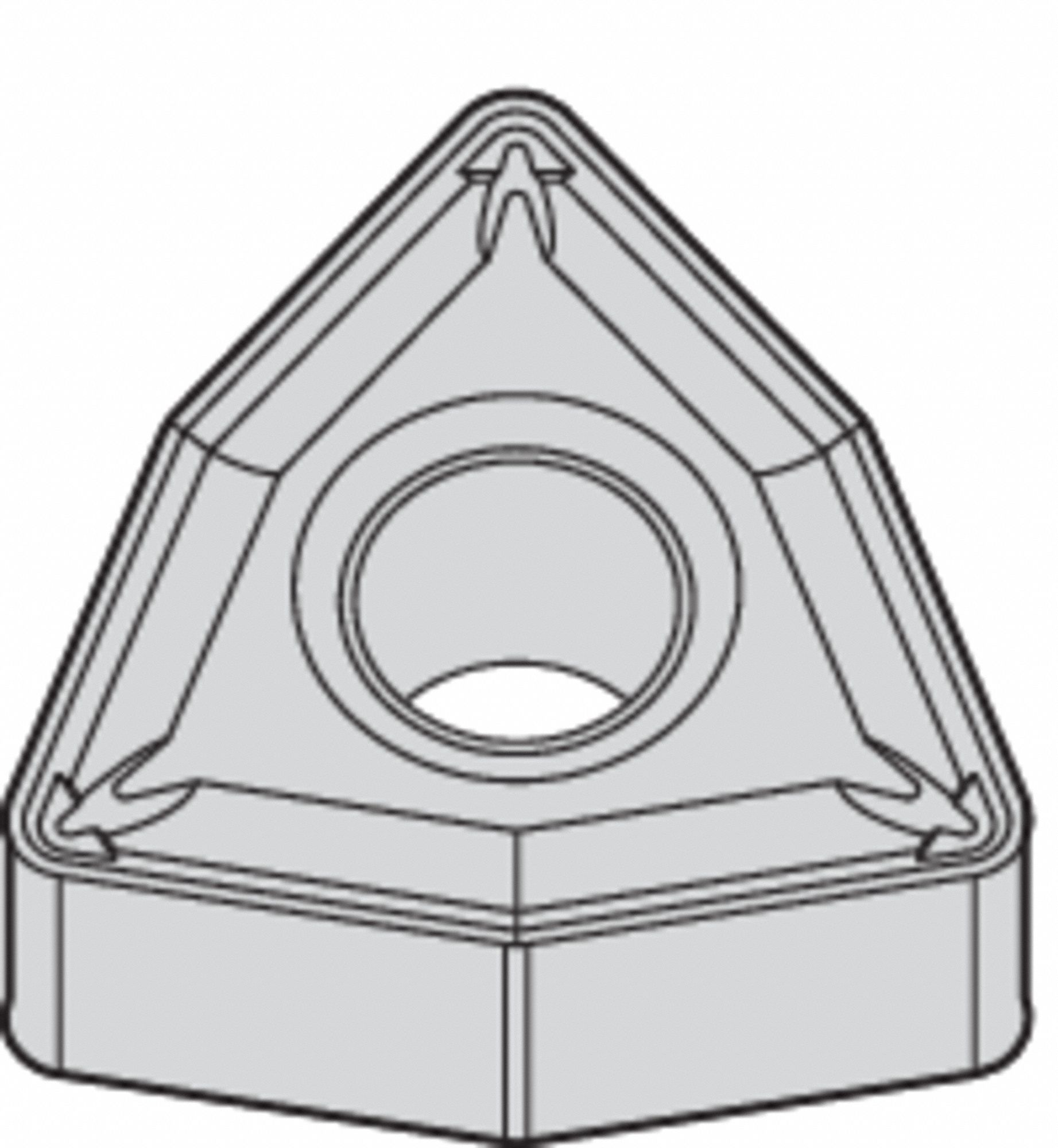 WIDIA, 1/2 in Inscribed Circle, Neutral, Turning Insert 433G05