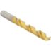 NAS 907 Type B TiN-Coated Non-Coolant-Through High-Speed Steel Jobber-Length Drill Bits