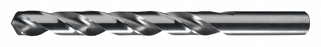 JOBBER LENGTH DRILL BIT, 13.2MM BIT SIZE, 101MM FLUTE L, 151MM OVERALL L, HSS, BRIGHT