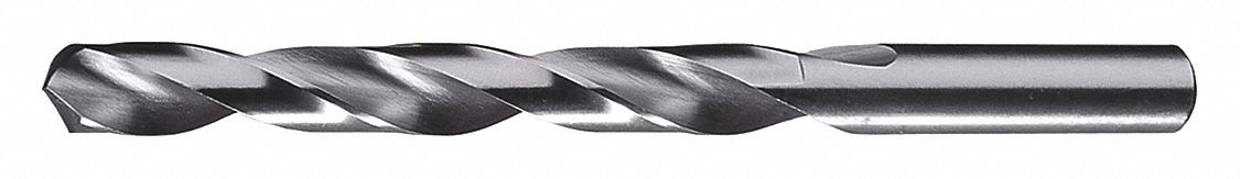 JOBBER LENGTH DRILL BIT, 5/32 IN DRILL BIT SIZE, 2 IN FLUTE L, 3⅛ IN L, 4XD, RH
