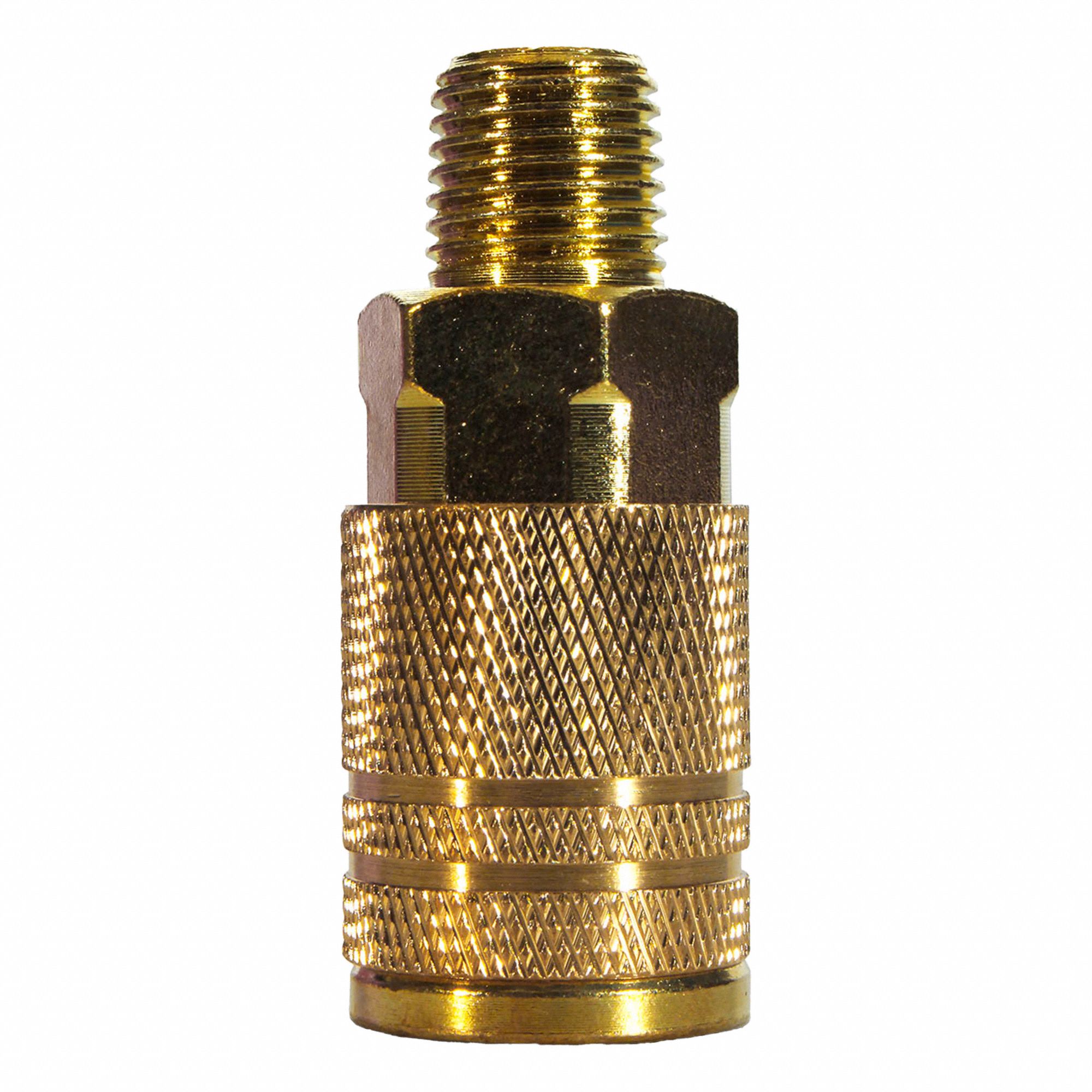 MIKEL'S Cople Rápido Macho,Latón - 434WA4 | CRM-1/4 - Grainger México