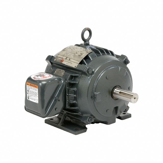 Cooling Tower Motor: F2 Conduit Box Position, 25 hp Horsepower, 1, 180/970 RPM RPM, TEFC
