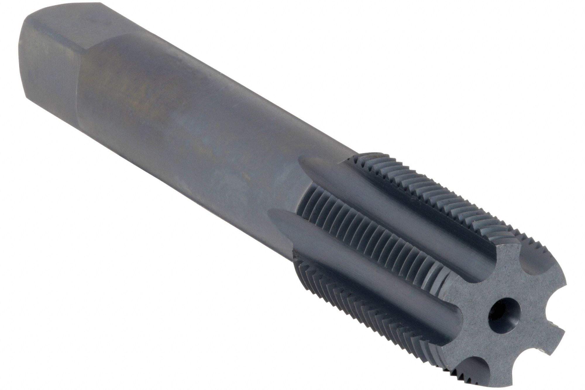 Straight Flute Tap: 3/4"-16 Thread Size, 1 7/32 in Thread Lg, 4 1/4 in Overall Lg