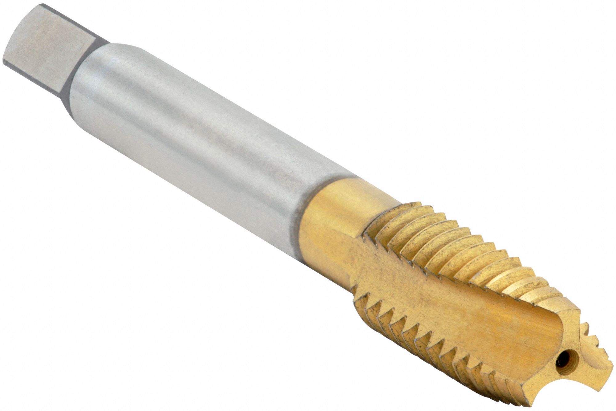 TARAUD MAIN,POINTE SPIRALE,1/2 PO-13 UNC,3 3/8 PO L,0.367 PO DIA,AC RAP/CARBO-NITRURE DE TITANE