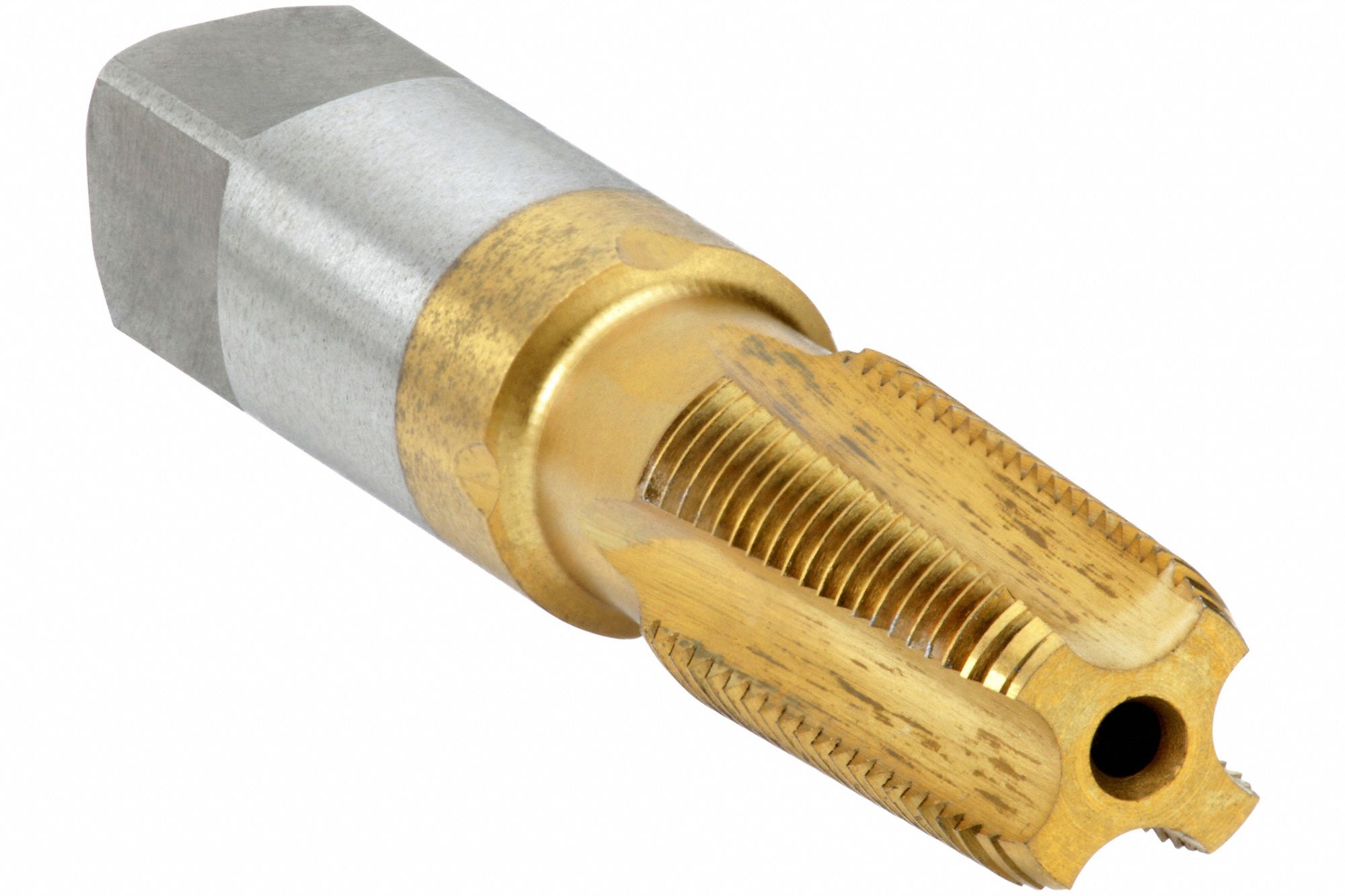 Pipe and Conduit Thread Tap: 1/16"-27 Thread Size, 11/16 in Thread Lg, 2 1/8 in Overall Lg