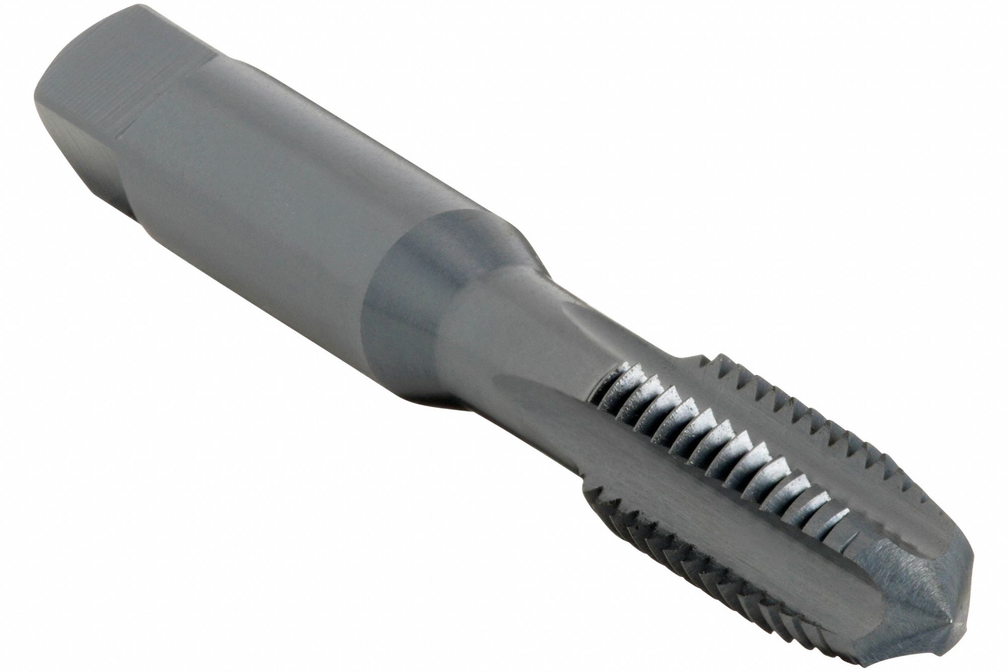Straight Flute Tap: 1/2"-13 Thread Size, 15/16 in Thread Lg, 3 3/8 in Overall Lg, Plug