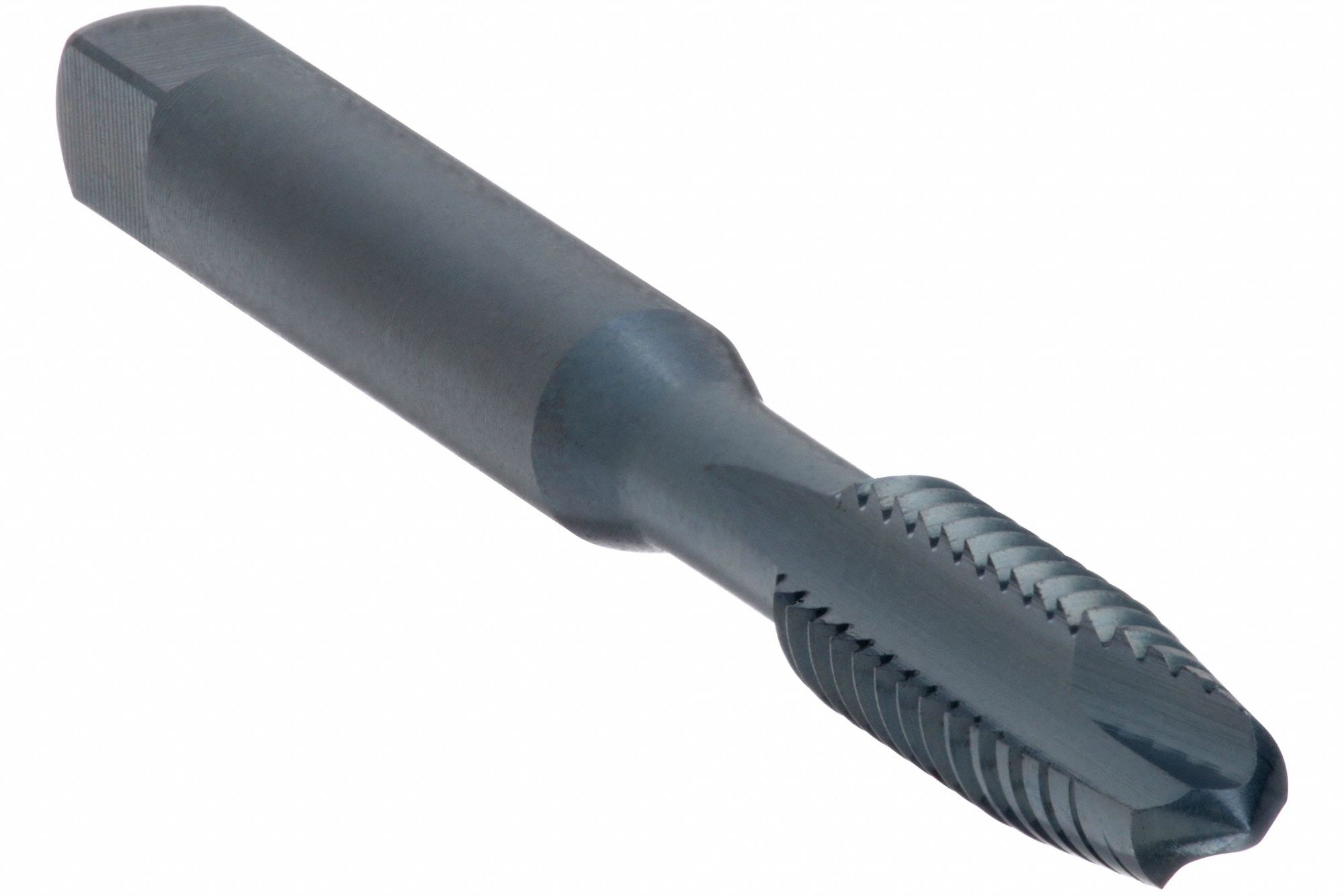 Spiral Point Tap: #0-80 Thread Size, 5/16 in Thread Lg, 1 5/8 in Overall Lg, Plug, H2 / 2B