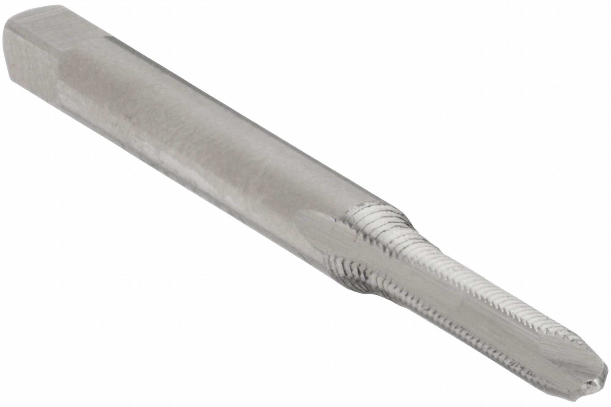 HAND TAP, SPIRAL POINT, H2, BRIGHT, #6-32 UNC, 2 IN L, 0.141 IN DIA, HIGH SPEED STEEL