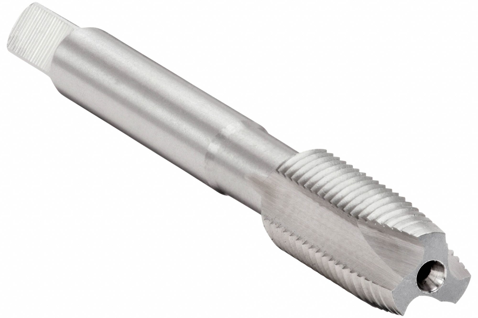 TARAUD À ENTRÉE HÉLICOÏDALE, FILETAGE M12X1,75, FILETAGE 42,07 MM LONG, 85,72 MM LO, FICHE, ACIER RAPIDE