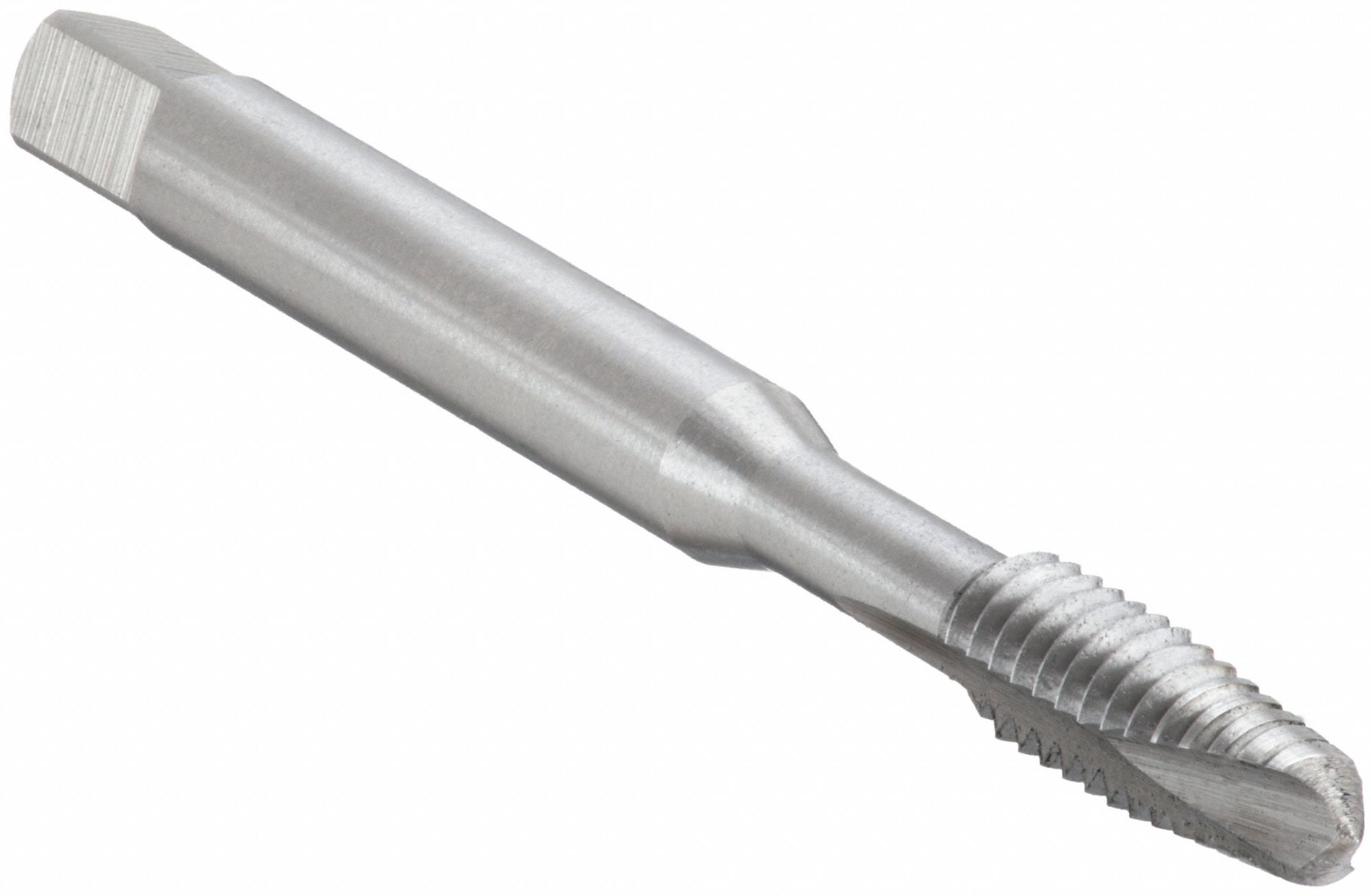 HAND TAP, SPIRAL POINT, LOW SHEAR, BRIGHT, 1/4"-28 UNF, 2 1/2 IN L, HIGH SPEED STEEL