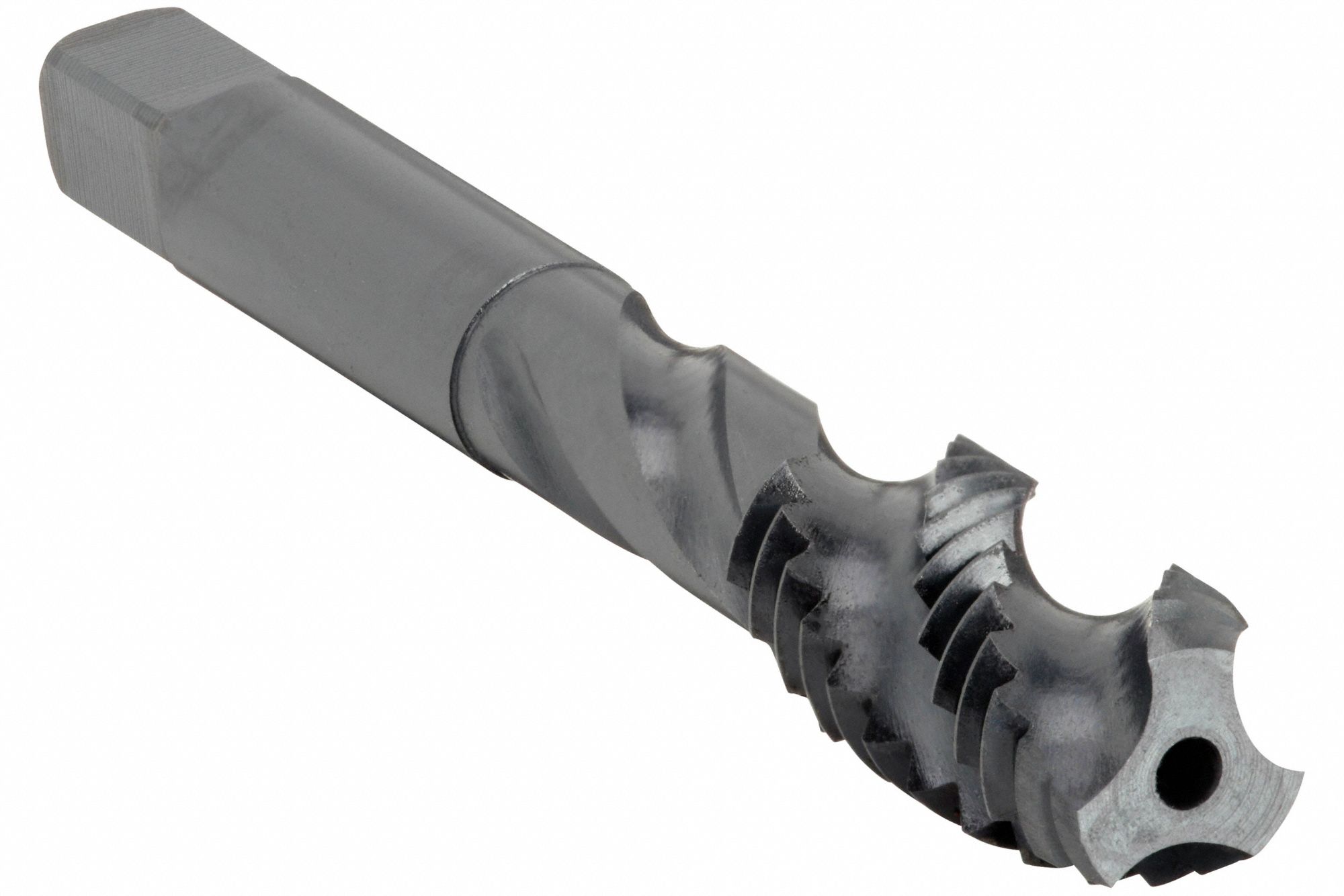 Spiral Flute Tap: 1/2"-13 Thread Size, 15/16 in Thread Lg, 3 3/8 in Overall Lg, Bottoming