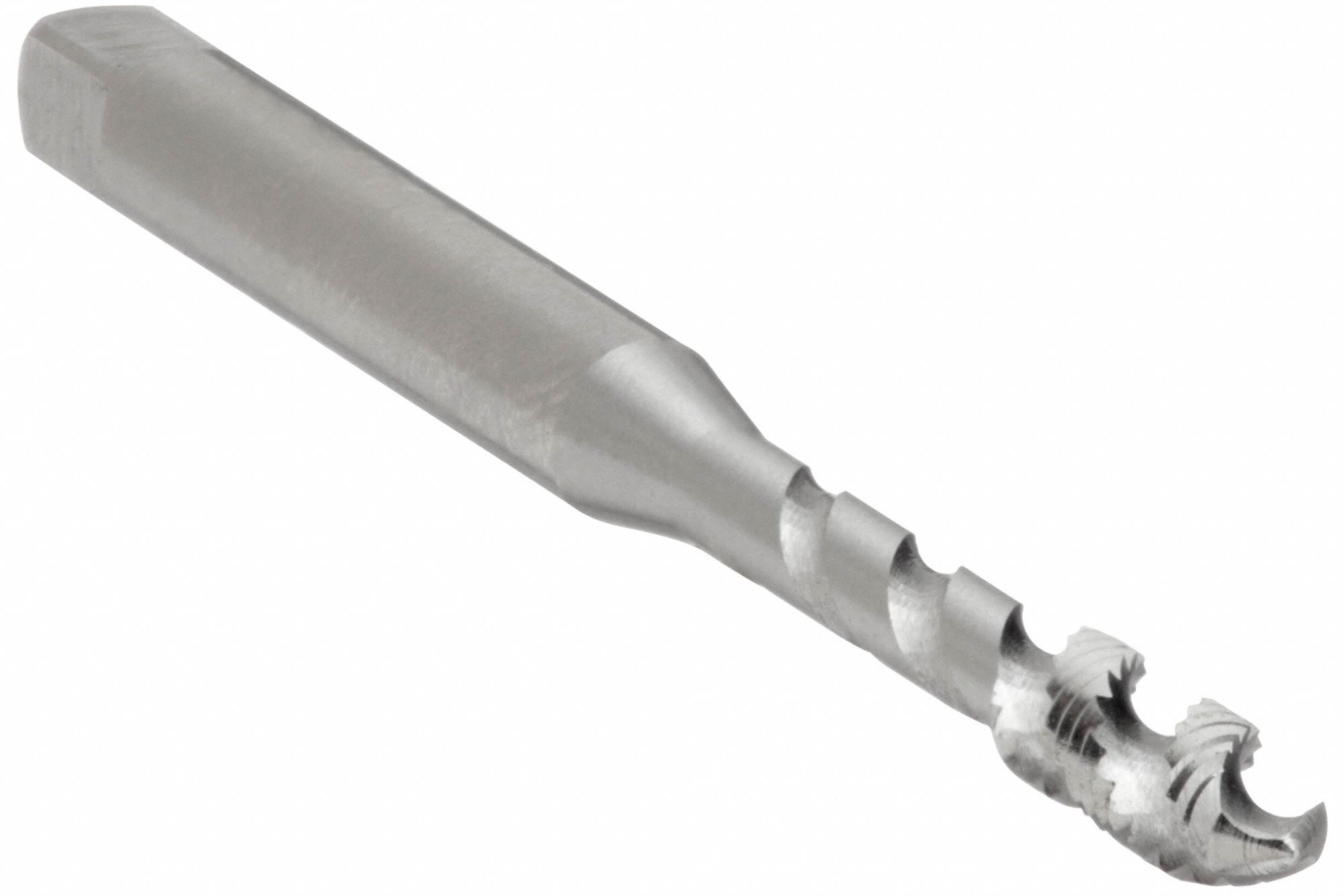 SPIRAL FLUTE TAP, #6-32 THREAD, ⅜ IN THREAD L, 2 IN L, PLUG, RIGHT HAND, HSS, UNC
