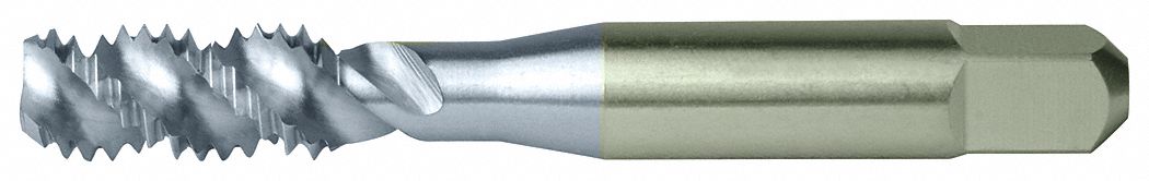 Spiral Flute Tap: M10x1.5 Thread Size, 31.75 mm Thread Lg, 74.61 mm Overall Lg, Bottoming