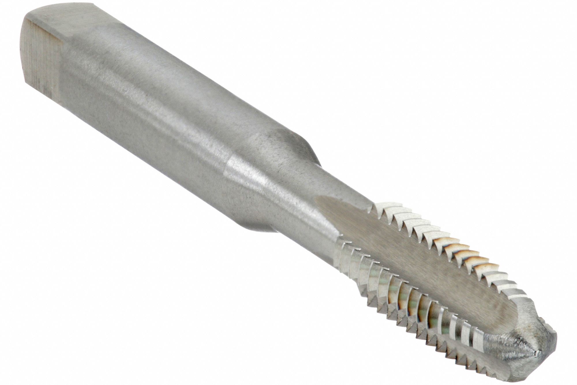 Hand Tap: #10-32 Thread Size, 1/2 in Thread Lg, 2 3/8 in Overall Lg, Plug, Left Hand