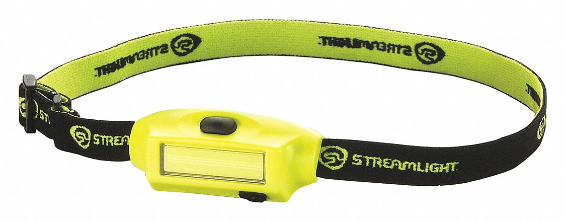 RECHARGEABLE HEADLAMP, 180 LM, 2 HR RUN TIME AT MAX BRIGHTNESS, 2 LIGHT LEVELS, YELLOW