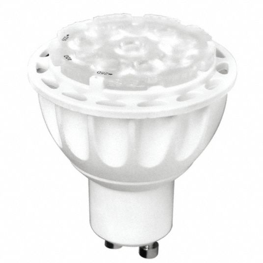 AERO-TECH LED Bulb, MR16, (GU10), 3000K, 400 lm, 6 W, 120V AC - 435Y18|AGU10D-6W - Grainger