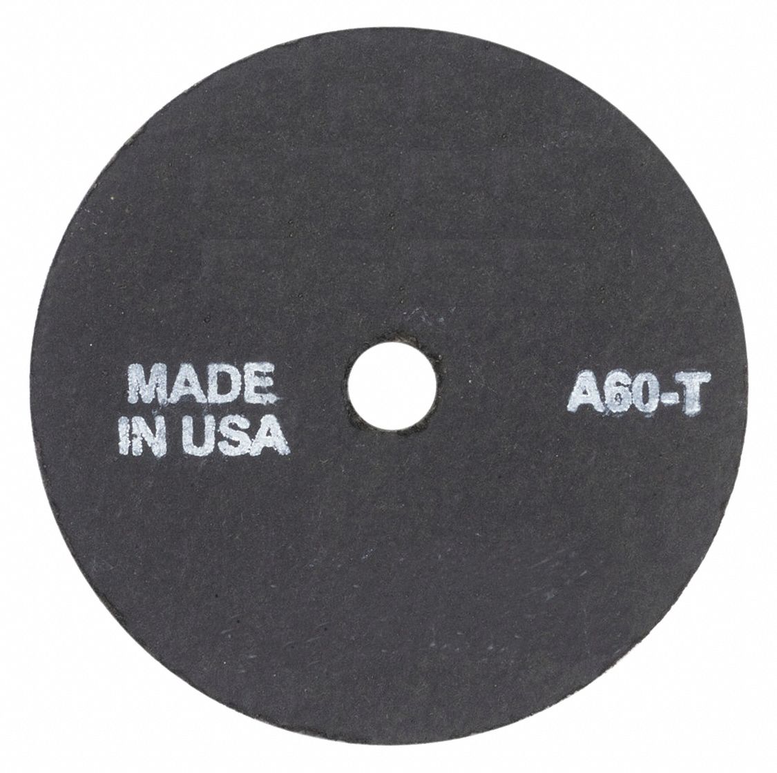 Abrasive Cut-Off Wheel: Type 1, 3" x 1/8" x 3/8", Aluminum Oxide, 36 Grit