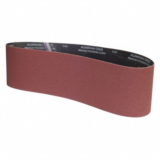 6 in W x 48 in L Aluminum Oxide Sanding Belt 435Y90