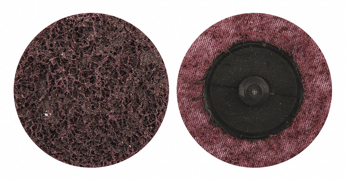 Surface-Conditioning Disc: TR, 2 in Dia, Aluminum Oxide, Medium, Surface Prep