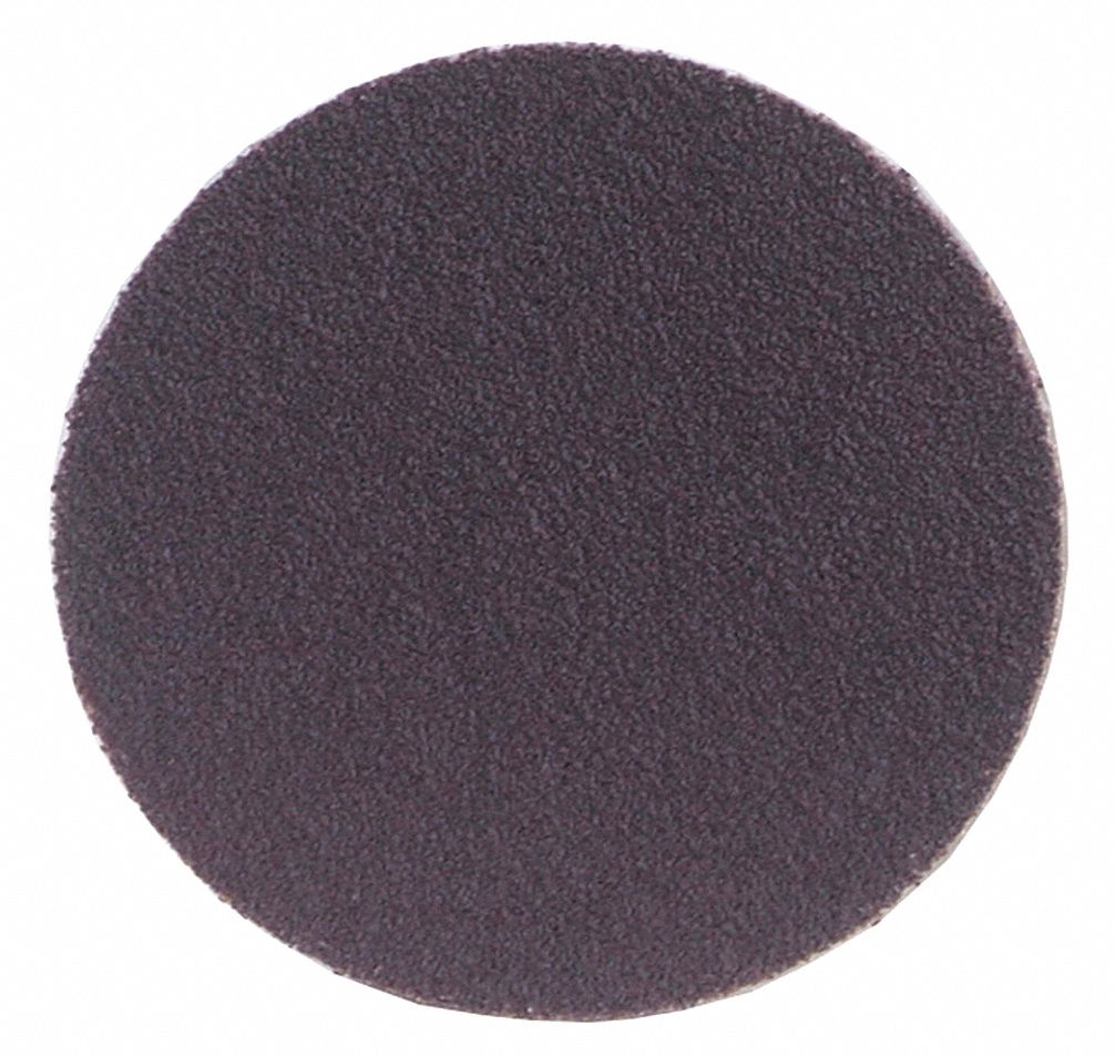 PSA SANDING DISC, 5 IN DIAMETER, NON-VACUUM, ALUMINUM OXIDE, 36 GRIT, X WEIGHT CLOTH, XC0878