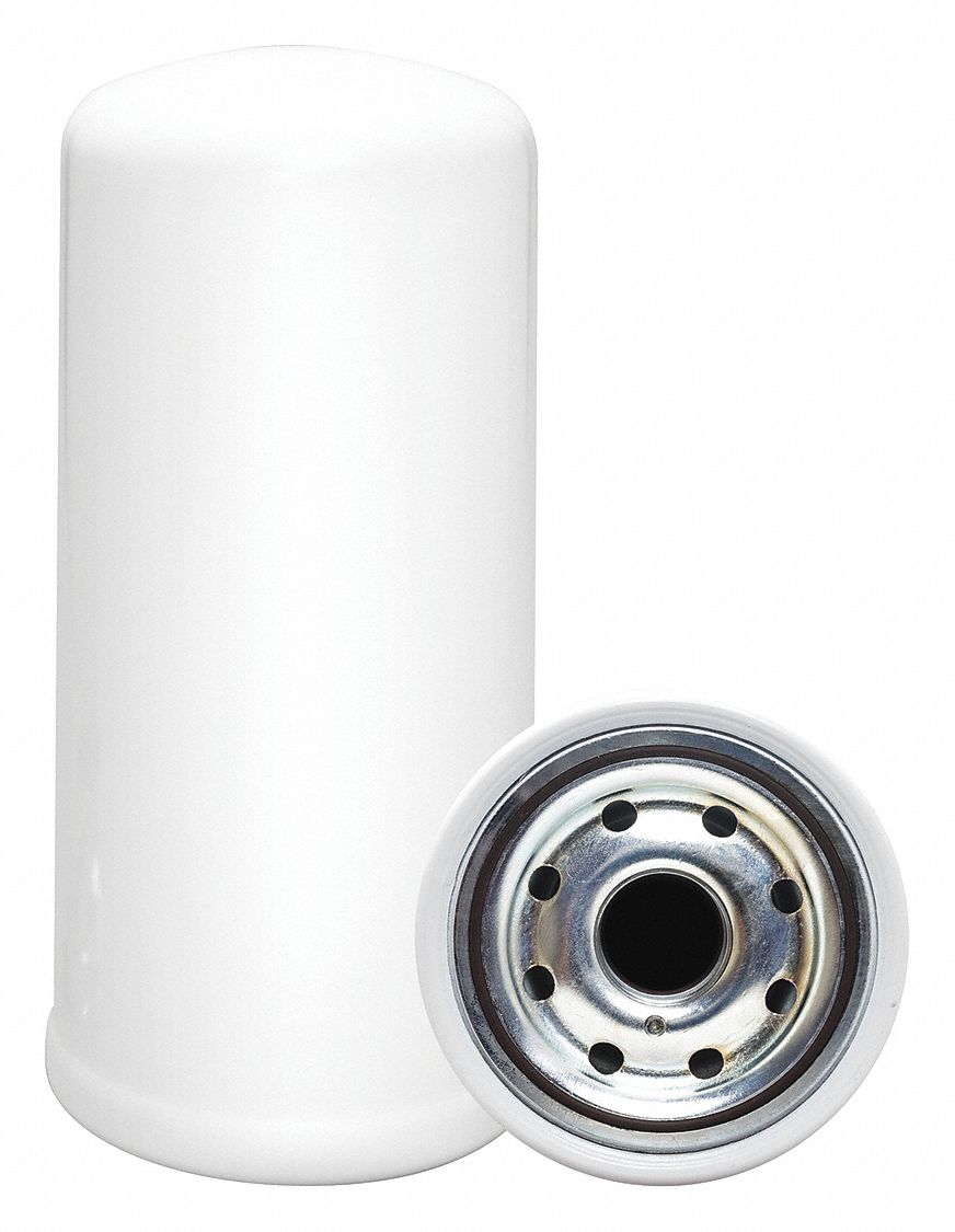 Automotive Air Filter: Spin-On, Engine, Round, Spin-On, 11 7/8 in Overall Ht, Buses