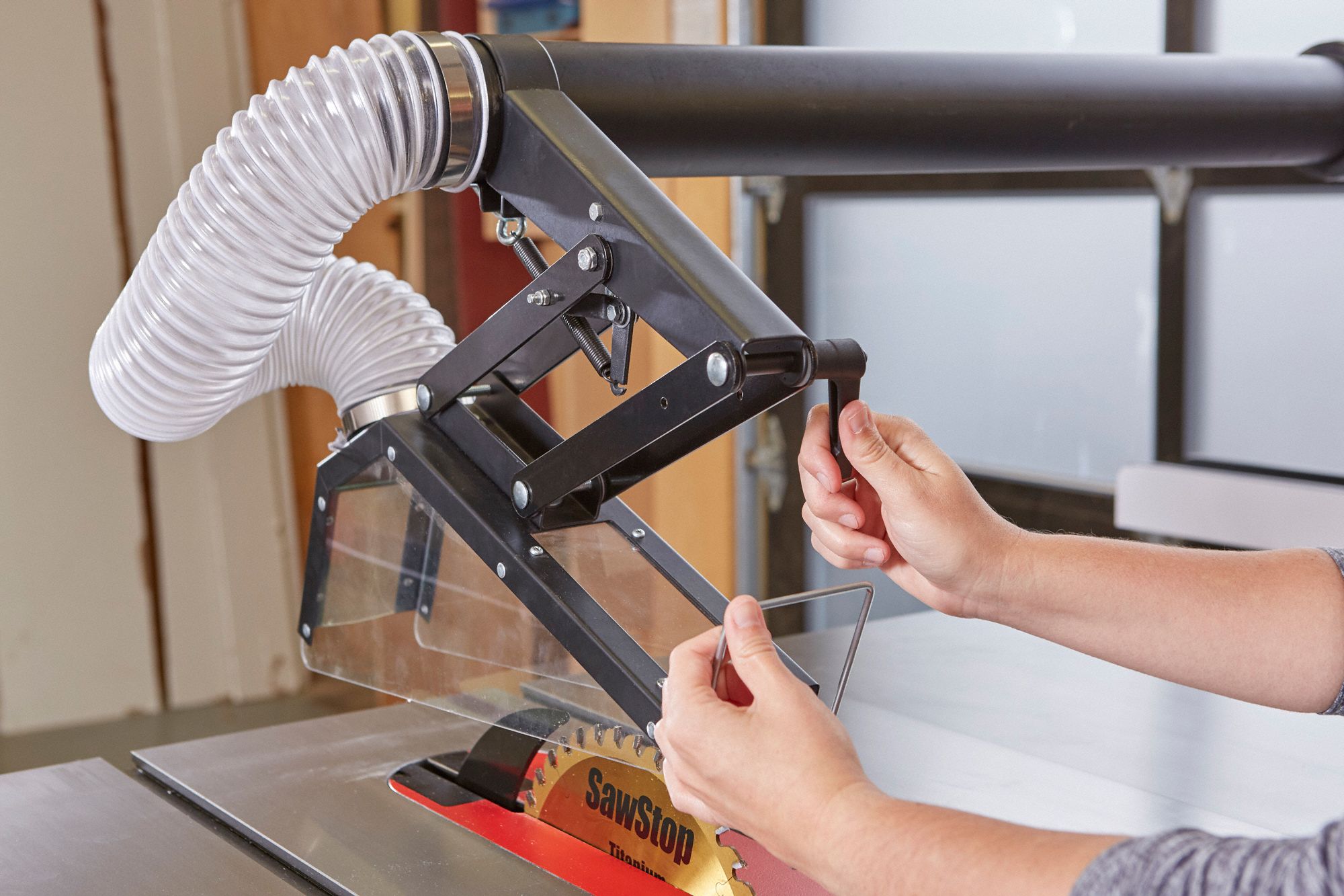 SAWSTOP Dust Collection Guard, For Use With Most ICS, PCS and CNS