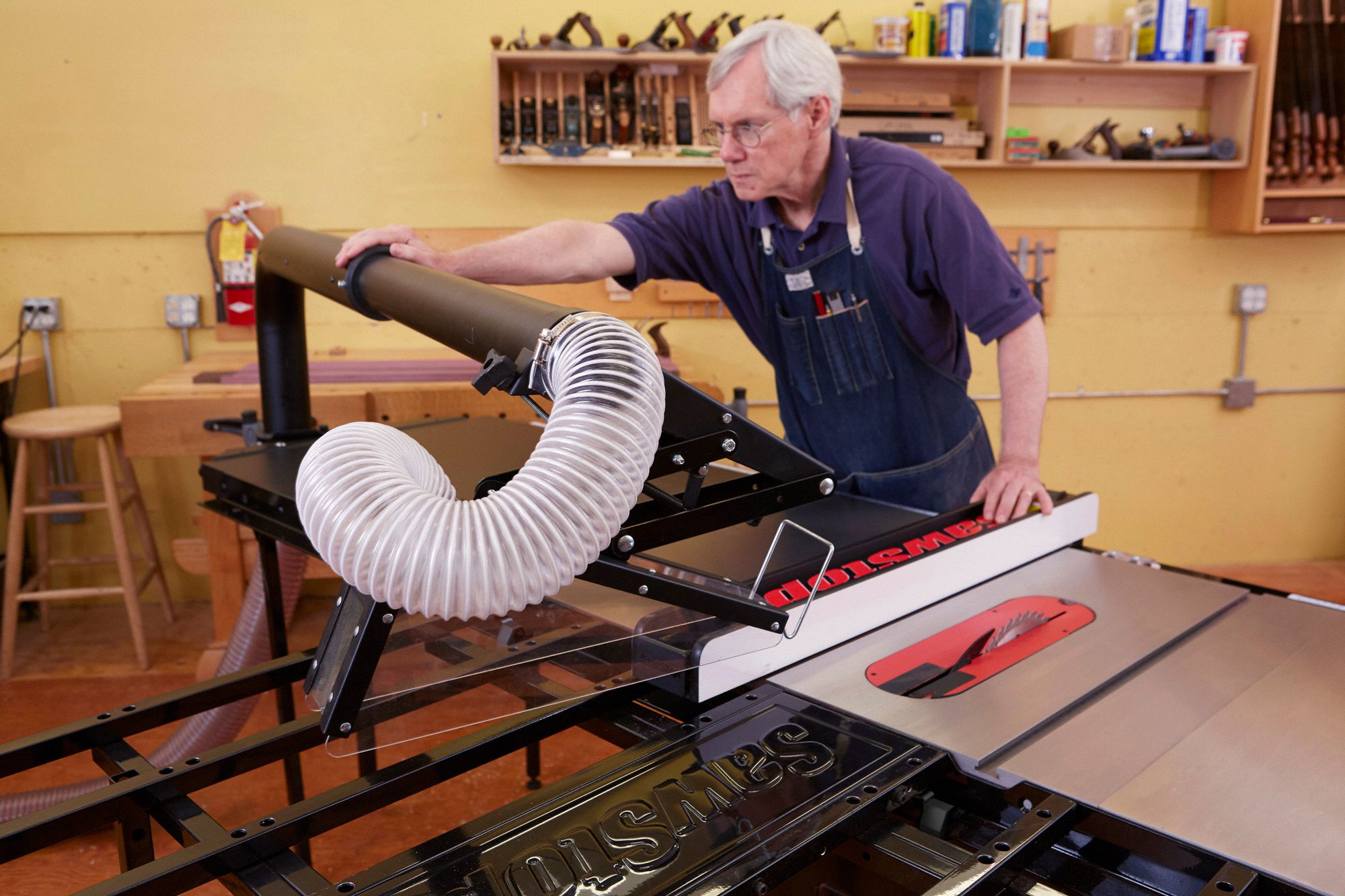 SAWSTOP Dust Collection Guard, For Use With Most ICS, PCS and CNS