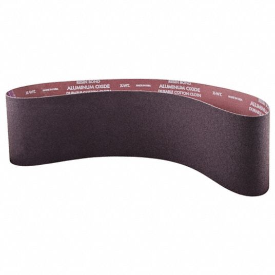 NORTON, 6 in W x 48 in L, Aluminum Oxide, Sanding Belt 436F29