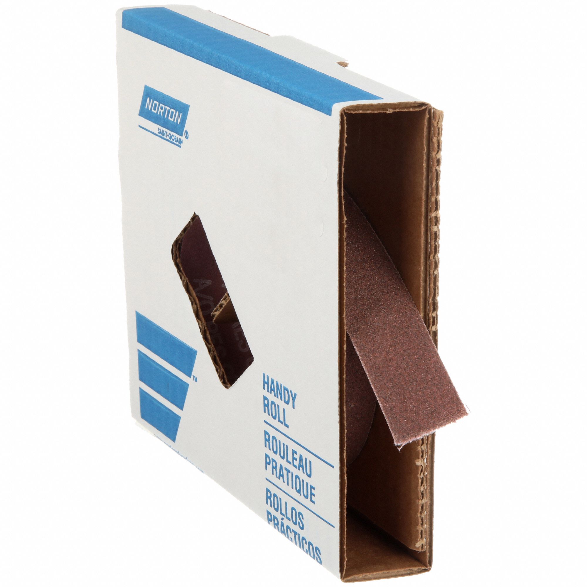 NORTON, 1 in W x 30 ft L, Aluminum Oxide, Abrasive Utility Roll 436G1166261134300 Grainger