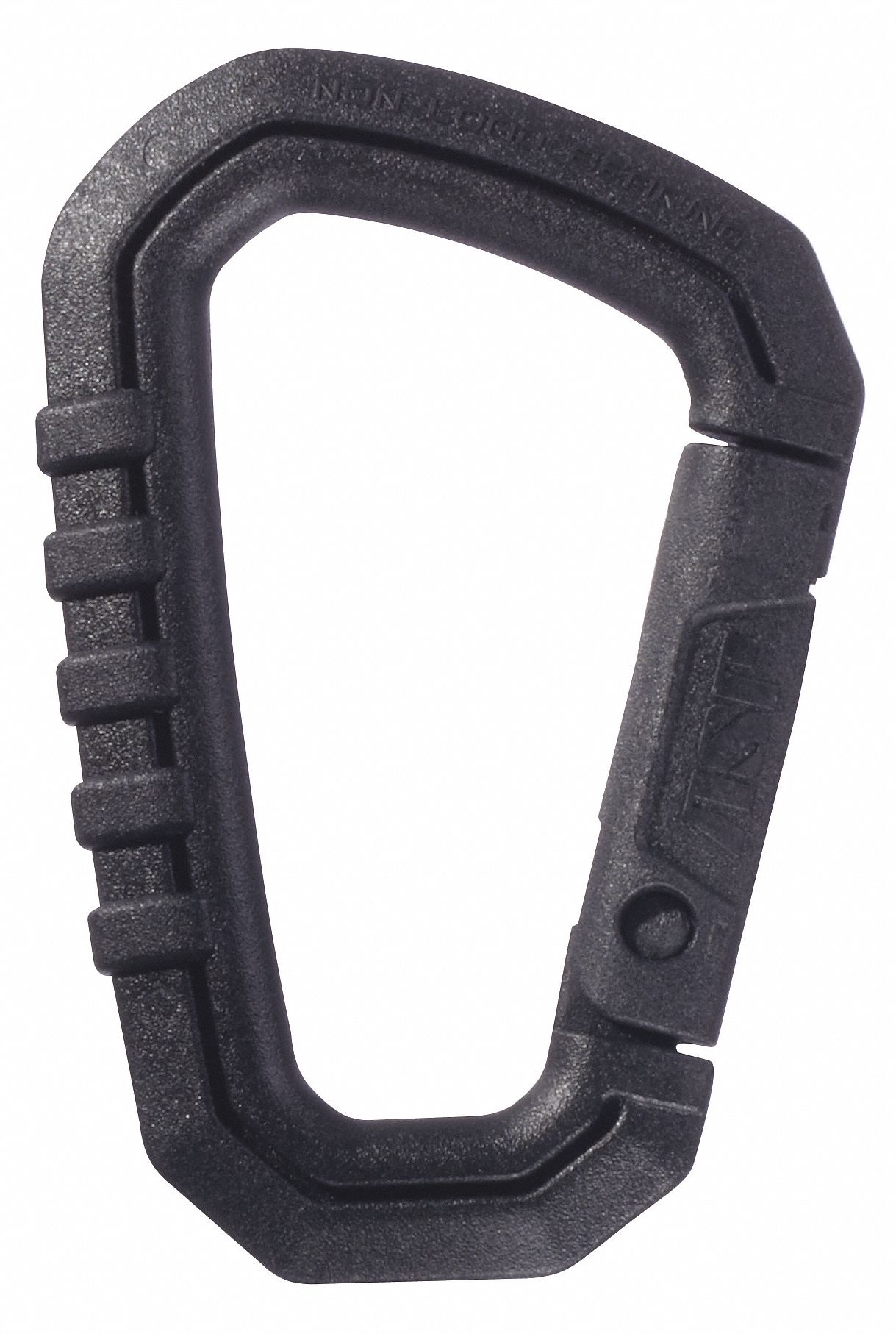 Mini Carabiner,  Polymer,  3/4 in Gate Opening,  2 1/2 in Length,  Auto-Lock