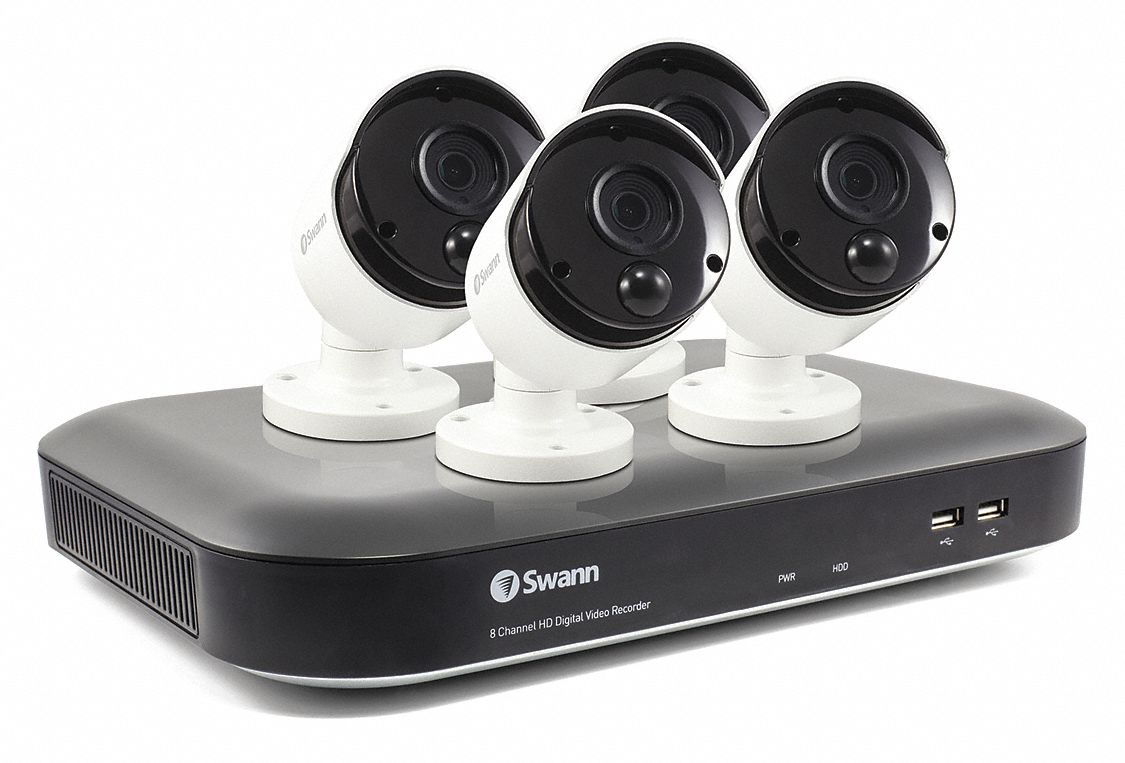 SWANN Digital Video Recorder Kit 60 Ft Cable L 436L44 SWDVK 849804 