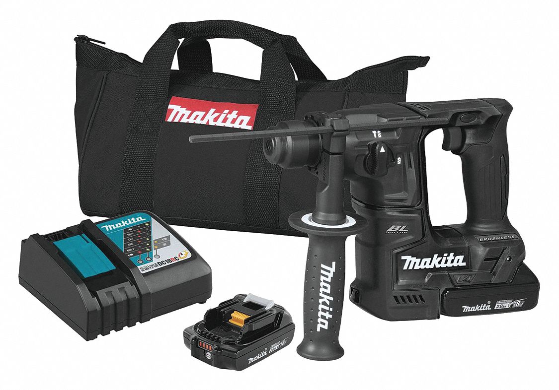 MAKITA, PistolGrip, 18V DC, Cordless Rotary Hammer Kit 436L87