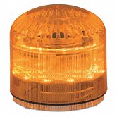 Orange Beacon Lens Light Cover Twist Lock 6-1/4" Tall 4" and 4-1/2" Diameter 