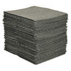 ABSORBENT PAD, 25 OZ ABSORBED PER PAD, 20 GALLON, BALE, GREY, 100 PK