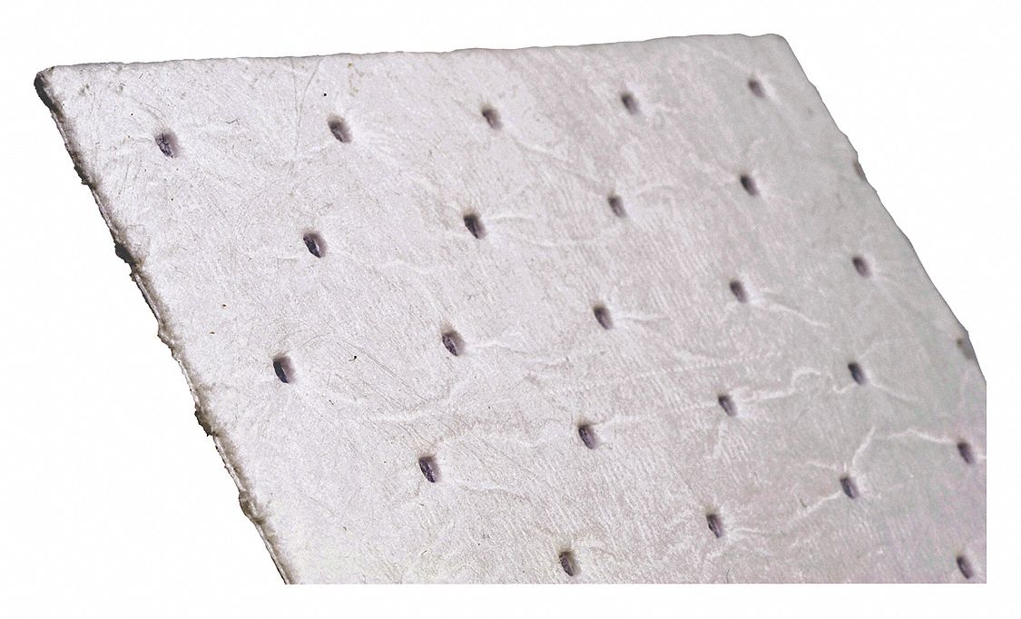ROULEAU ABSORBANT, 150 PI X 30 PO, POLYPROPYLÈNE, 49 GAL PAR PAQUET, BLANC
