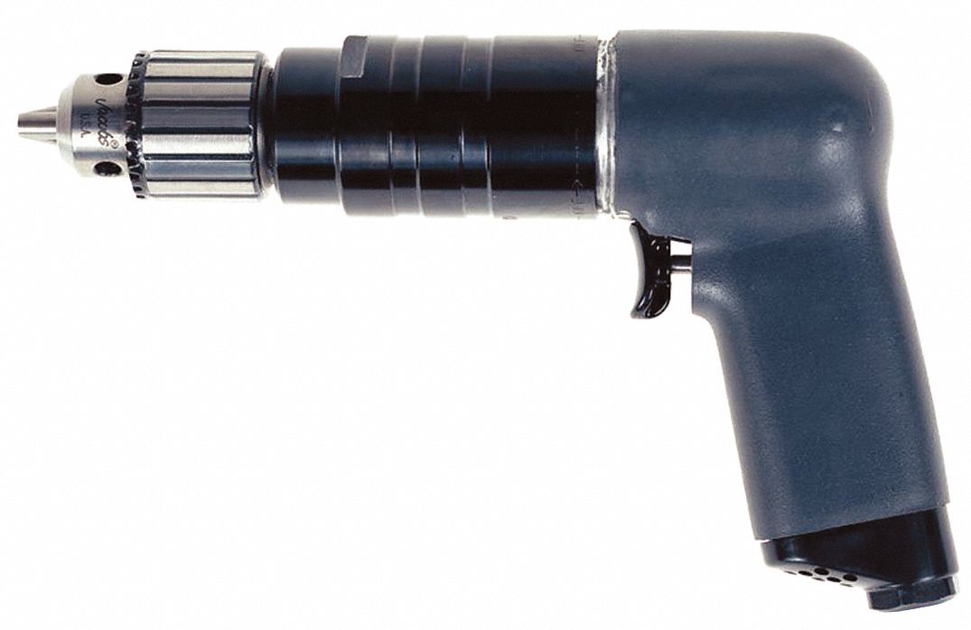 Drill: 1/4 in Chuck Size, Industrial Duty, 3, 950 RPM Free Speed, 0.51 hp, Keyed