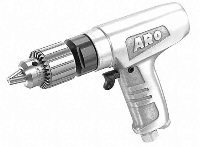 Drill: 3/8 in Chuck Size, Industrial Duty, 2, 400 RPM Free Speed, 0.7 hp, Keyed