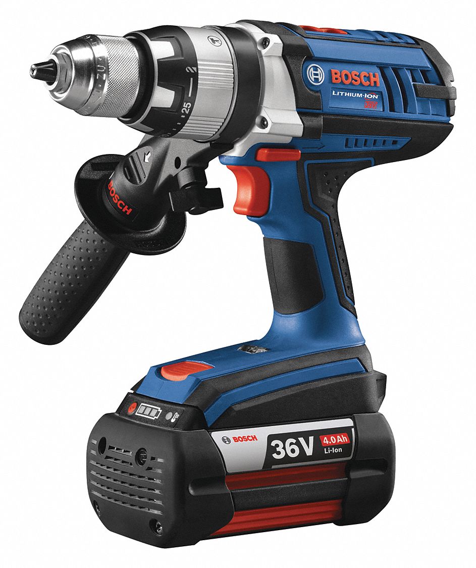 BOSCH HAMMER DRILL DRIVER KIT CORDLESS IN KEYLESS T HANDLE