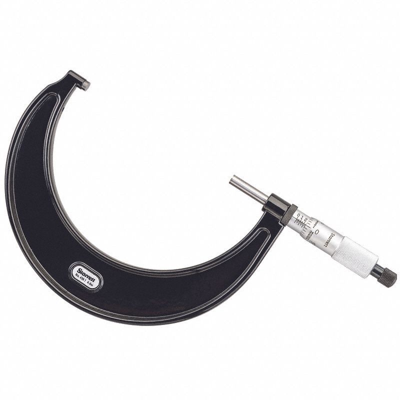 Mechanical Outside Micrometer: 4 in to 5 in, Inch, +/-0.0001 in Accuracy