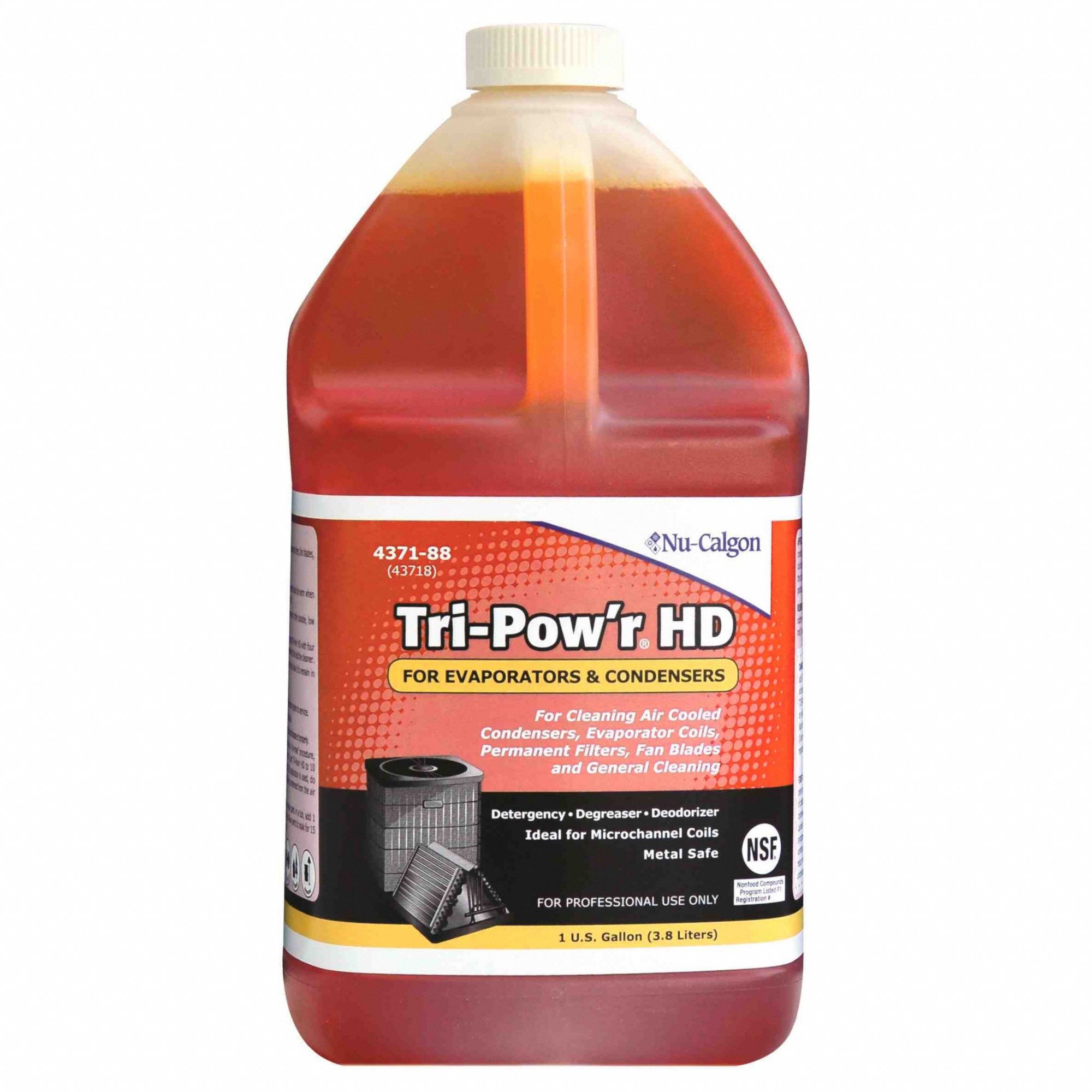 NUCALGON, Liquid, 55 gal Size, Coil Cleaner 809NA4437181 Grainger