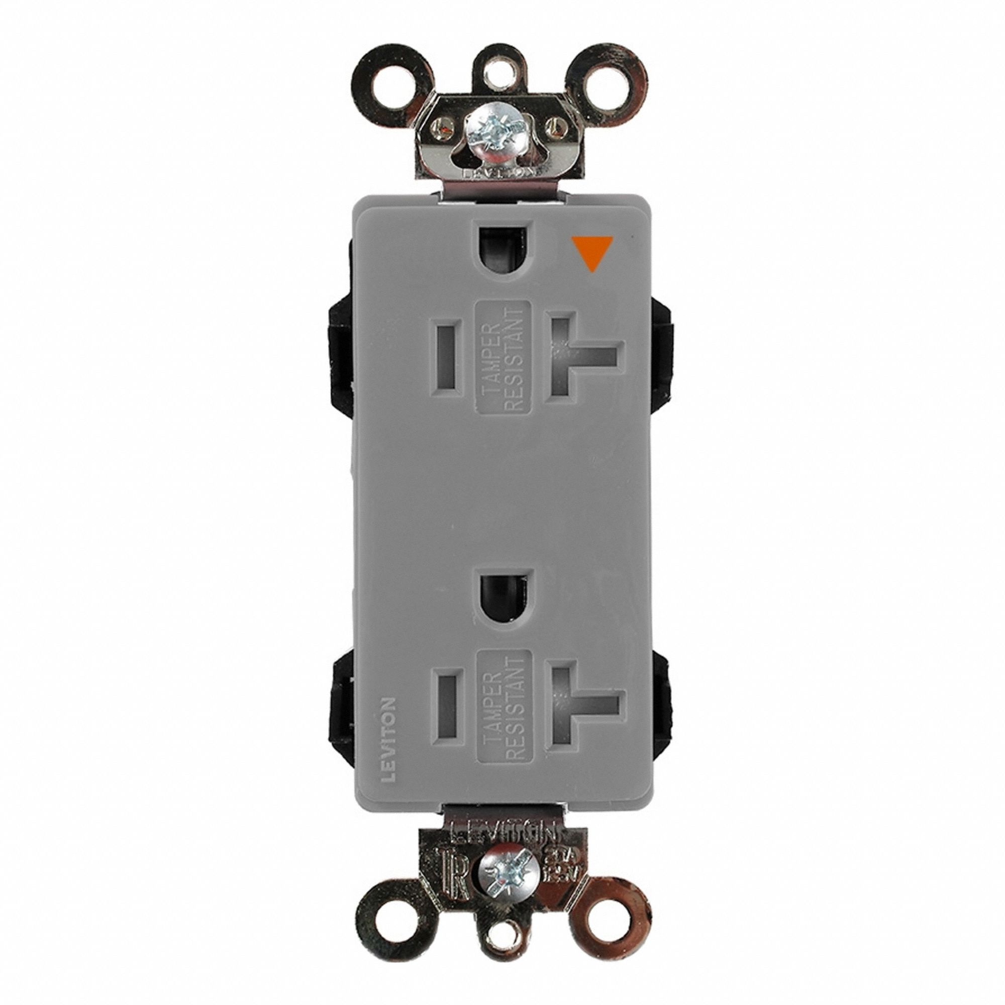 Lev-Lok Dec Plus IG Dup 20A 125V TR Gry
