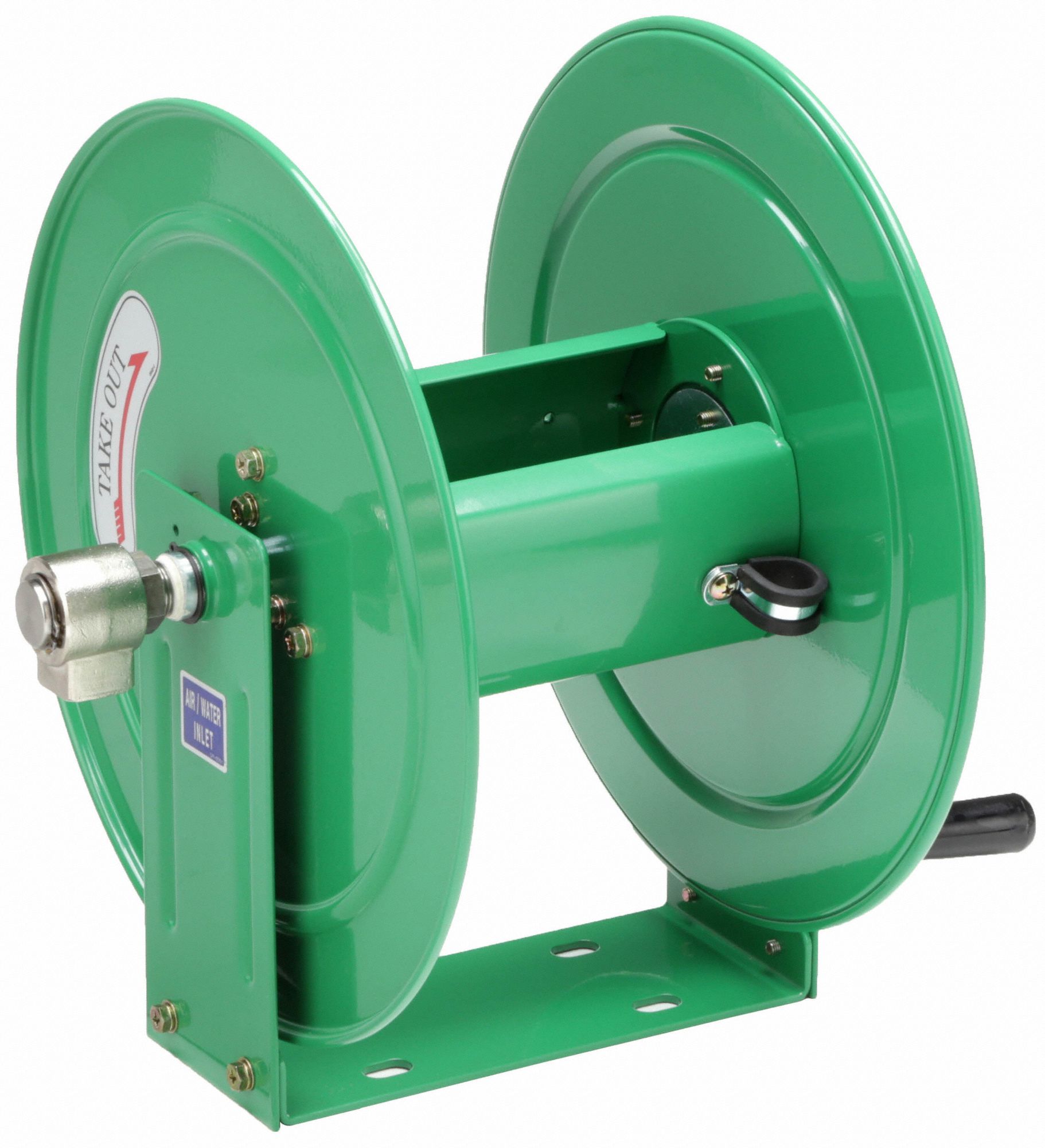 SPEEDAIRE Hand Crank Hose Reel, Hose Capacity 75 ft (1/2 in I.D